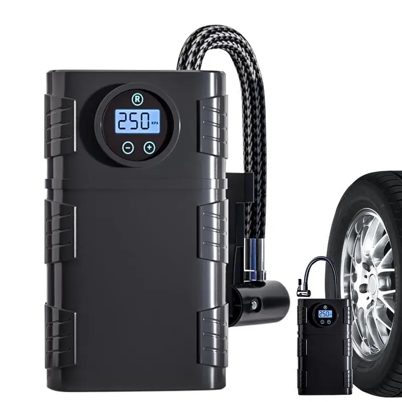 Car Tire Inflator Portable Electric Air Pump Air Compressor Car Air Compressor Handheld Car Tire Pump Cordless Basketball