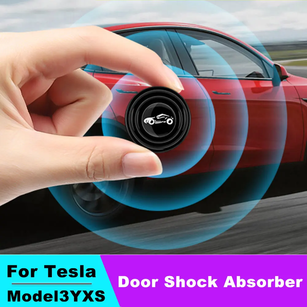 Door Shock Absorber For Tesla Model 3 Model Y Mode X Mode S Door Silicone Shock Absorption For Tesla Car Accessorices