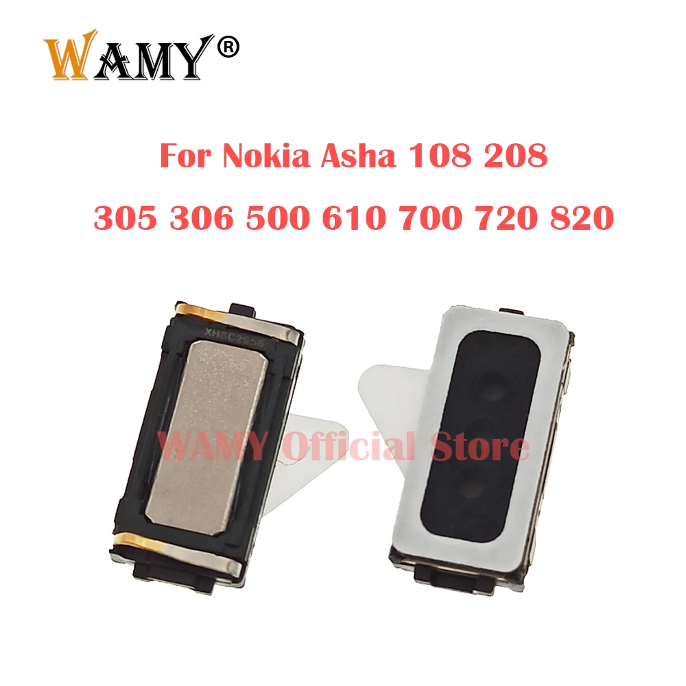 WAMY Nowy odbiornik słuchawkowy z głośnikiem do Nokia Asha 108 208 305 306 500 610 700 720 820 Części zamienne