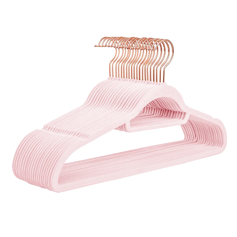 10pcs/Lot Hanger Clothing Store Coat 42cm/30cm Velvet Clothes Hangers Hooks for Adult/Child Clothes Hangers Rack Dress Hook