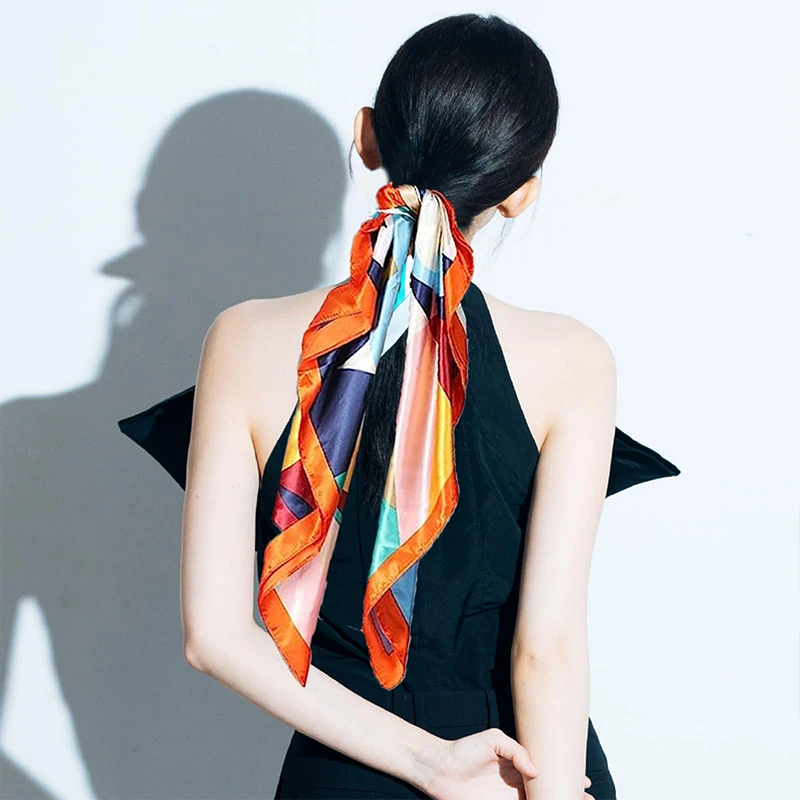 

Женский шарф для волос, подходит для повседневного отдыха, работы, путешествий и различных мест