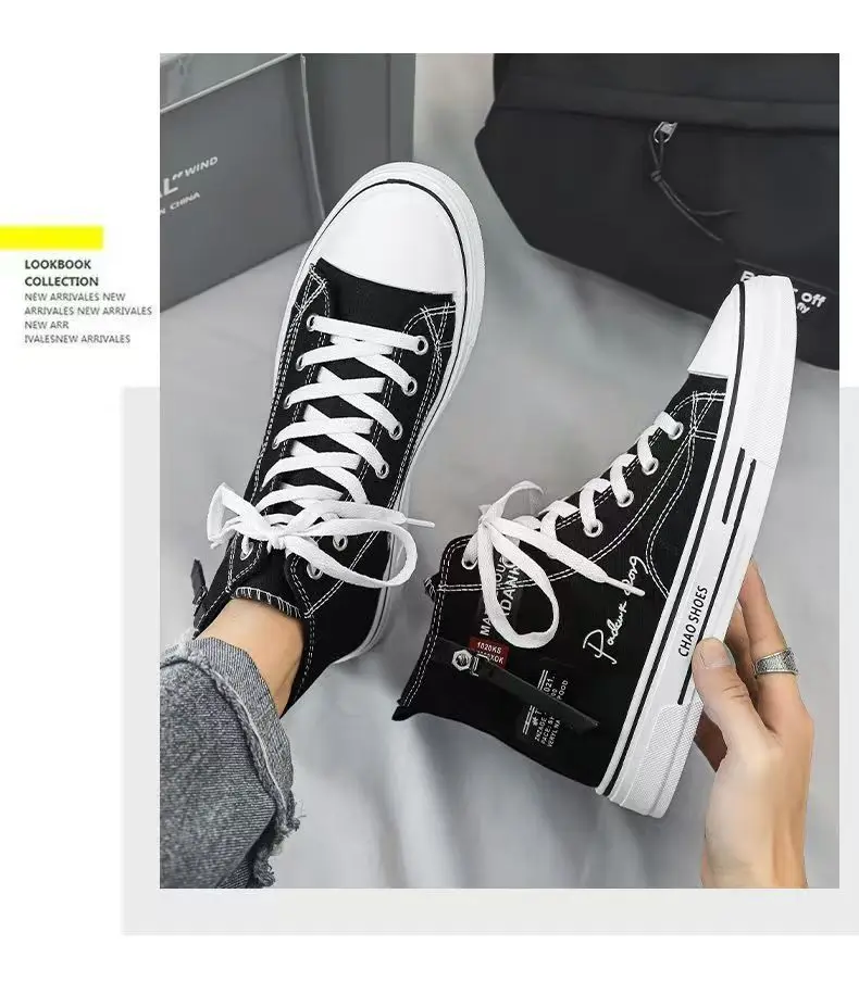 Herren Canvas Sneakers 2026 Modische Bequeme Laufschuhe Outdoor Rutschfeste Sportschuhe für Männer Freizeitschuhe – Detail 15