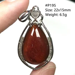 Top Natural Red Garnet Stone Pendant For Woman Lady Man Love Gift 12x8mm Beads Gemstone Silver Stone Reiki Crystal Jewelry AAAAA