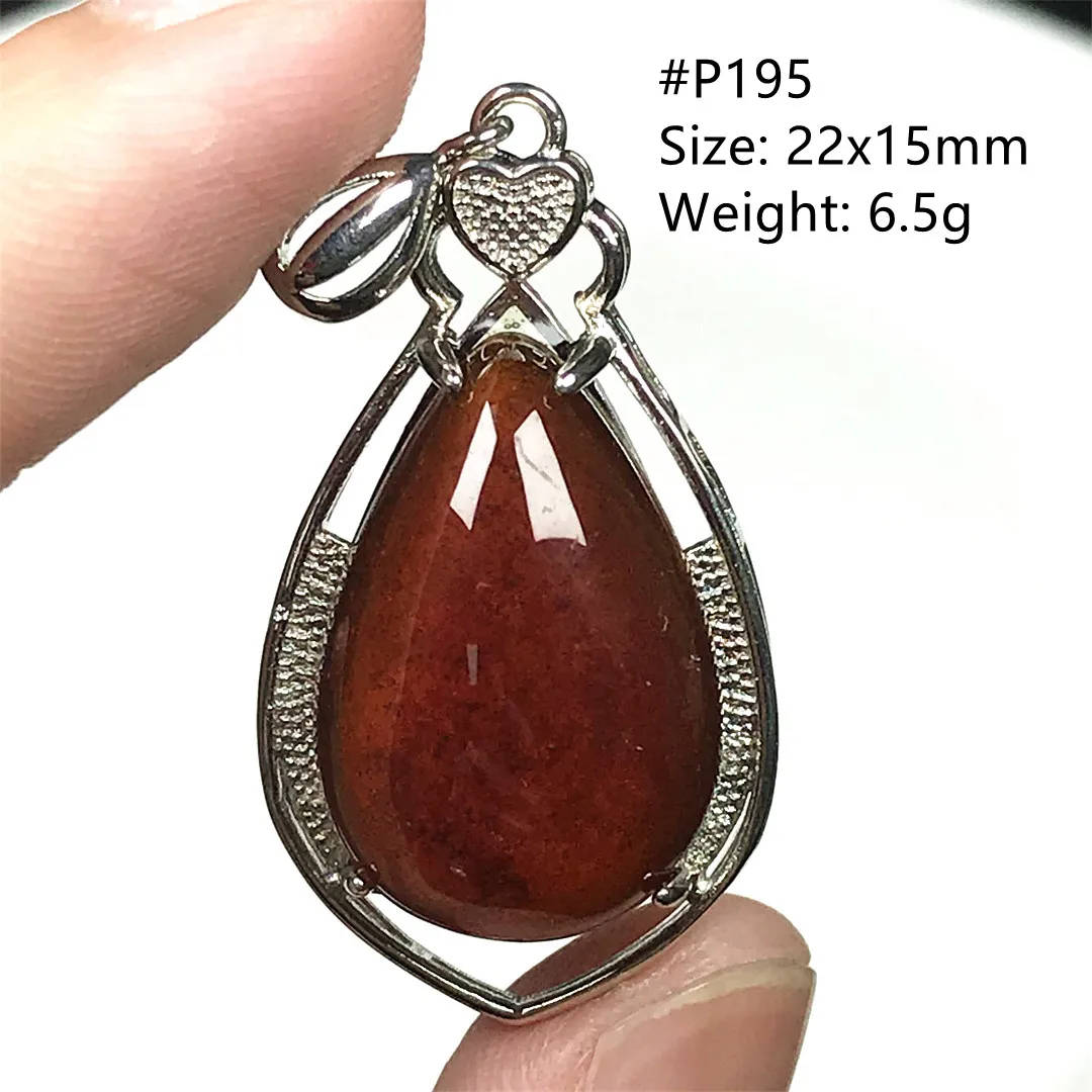 Top Natural Red Garnet Stone Pendant For Woman Lady Man Love Gift 12x8mm Beads Gemstone Silver Stone Reiki Crystal Jewelry AAAAA