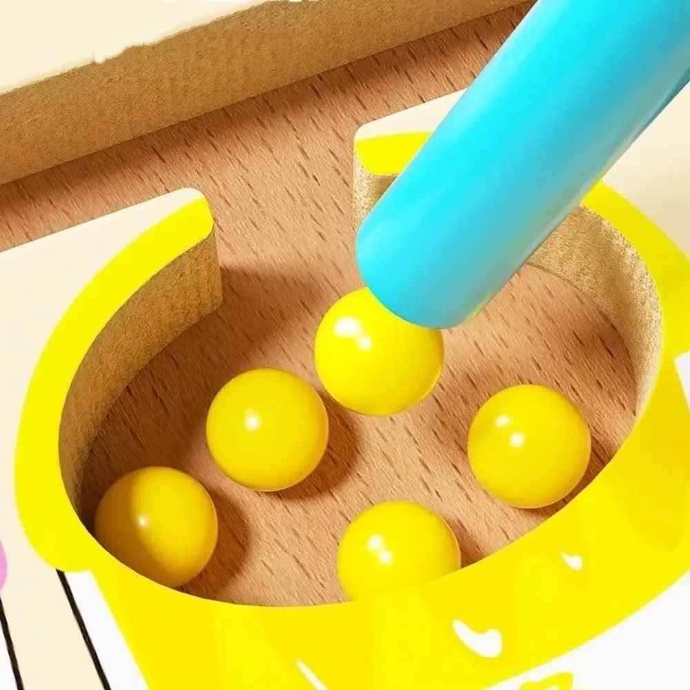 المواد الخشبية ألعاب مونتيسوري المغناطيسية الإبداعية تطوير المهارات الحركية الدقيقة المتاهة مجلس القلم تتحرك حبة ألعاب الخرزة المتحركة #1