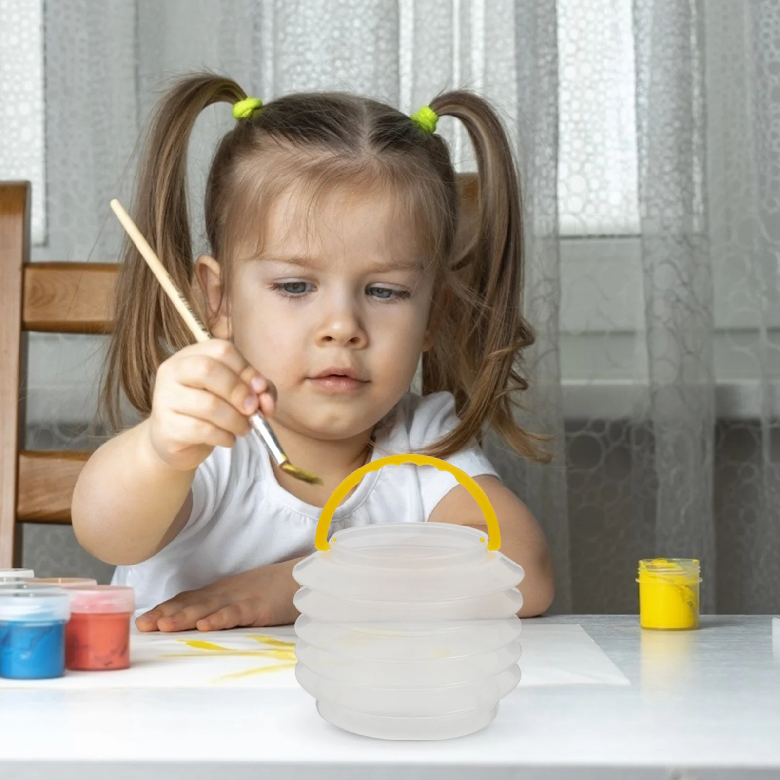 2 шт. портативное ведро для стирки, складные ведра для рисования, очиститель кистей, художественная стиральная машина для студентов, многофункциональная стиральная машина для художника