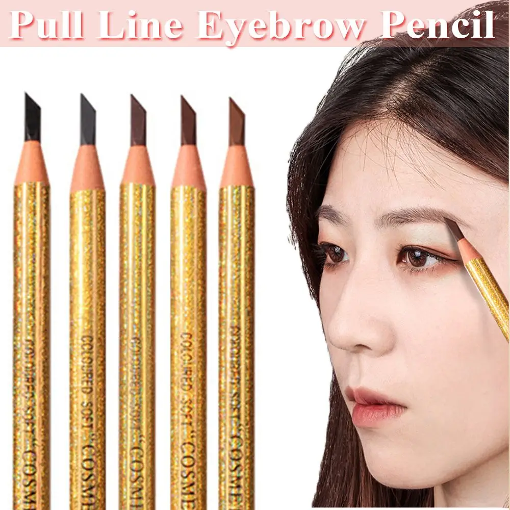 Maquilleur imperméable à l'eau tête Extra-fine Laser rehausseurs de sourcils yeux maquillage outils cosmétiques tirer ligne crayon à sourcils