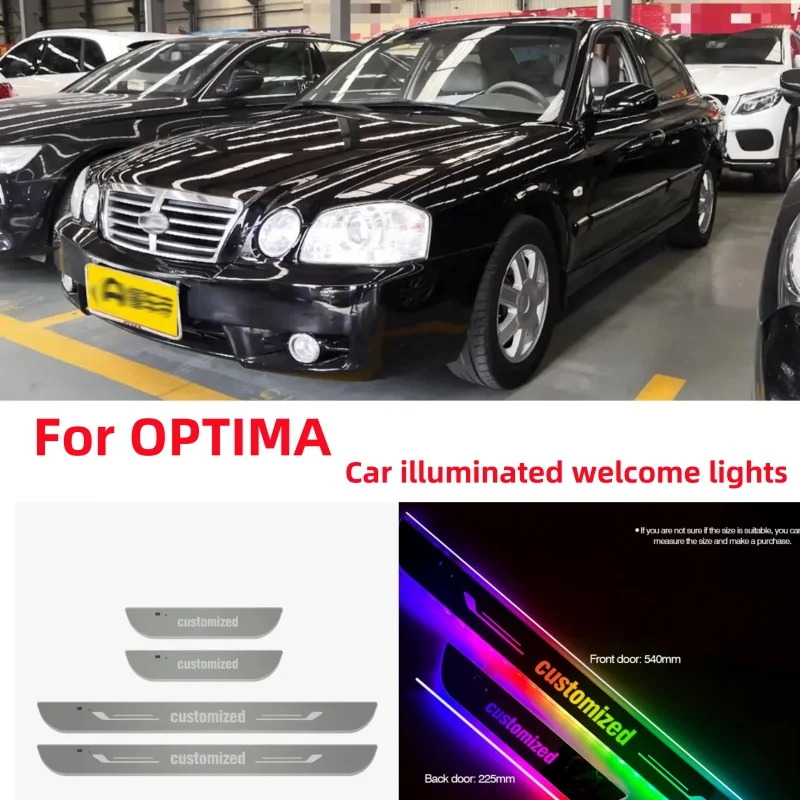 

Customized Car Door Sill Light LED Welcome Pedal Projector Threshold Lamp For Kia Optima K5 2010-2019 2013 2015 Auto Accessories