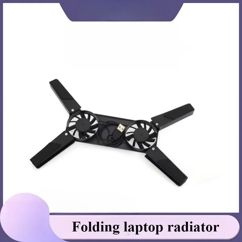 

Laptop Cooling Pad Portable Foldable Notebook Cooling Rack Base USB Portable Silent Cooling