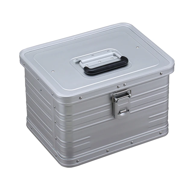 wonderful silver High quality silver hard storage safety buckle aluminum alloy pressure resistant tool transport box