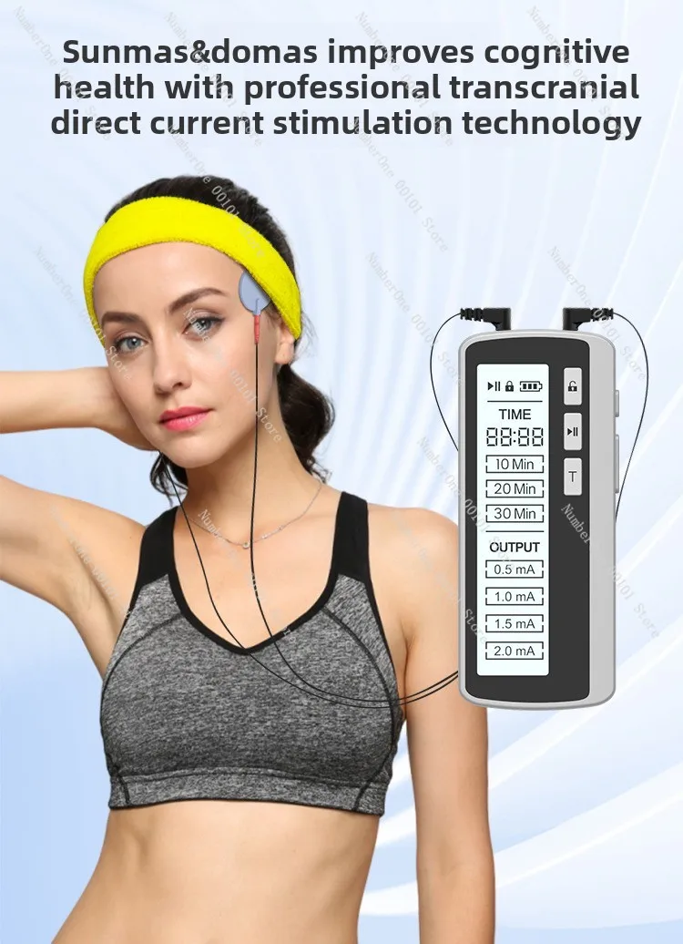 TDCS Transcranial Direct Current Stimulator, Head Pain Relief Fatigue Relaxation Massage Device OEM Custom image 5