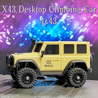 LDARC X43 1:43 Remote Control Mini Climbing Vehicle 4WD Simulated Painting Full Scale Electric Desktop Mini Rc Crawler Car