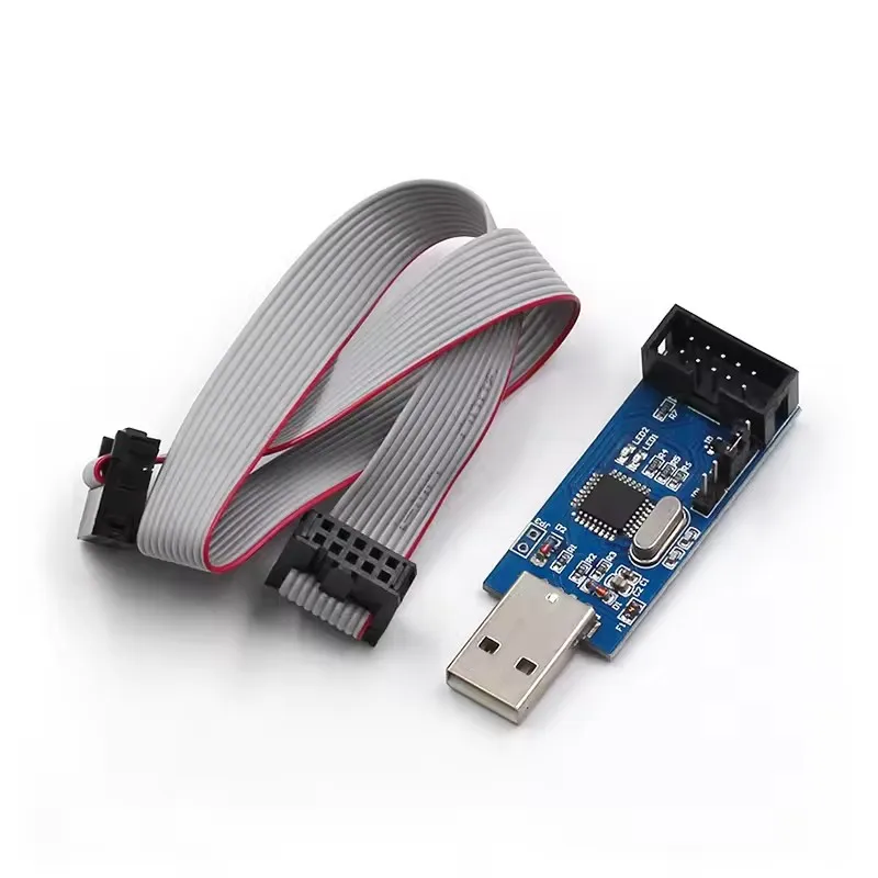 AVR Programmer Module USBASP CAN/PWM ISP DIY for ATmega8/128 ATTiny with 0/6-Pin Adapter Win7 64-bit Driver Support