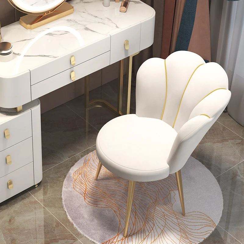 Meubles nordiques, chaise de salon, tabouret de maquillage de chambre à coucher, siège de loisirs mo