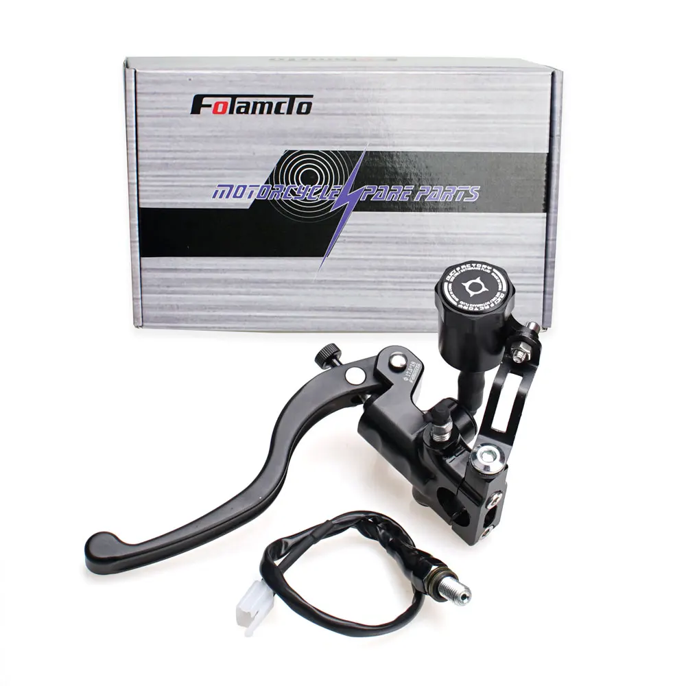 17.5RCS Motorcycle Universal 22mm Brake Master Cylinder Lever Pump Hydraulic Clutch Radial Mounting for Cafe Racer Aprilia