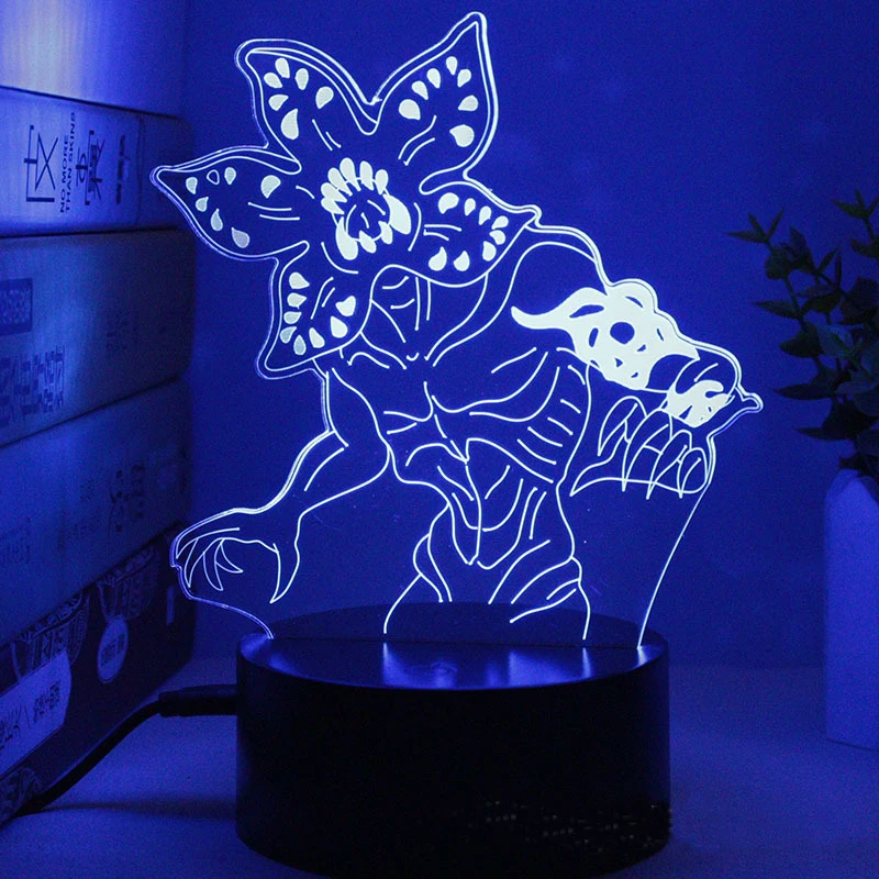 Odd Story 3D Illusion Night Light LED Desk Lamp Touch Control 16 Color Changes For Home Decoration Children\'s Day Gift