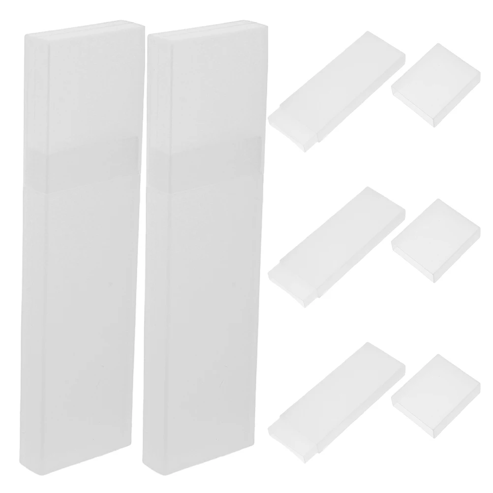 5 pçs língua raspador caixa de armazenamento caso transportadora viagem portátil organizador plástico transparente recipiente reutilizável para língua