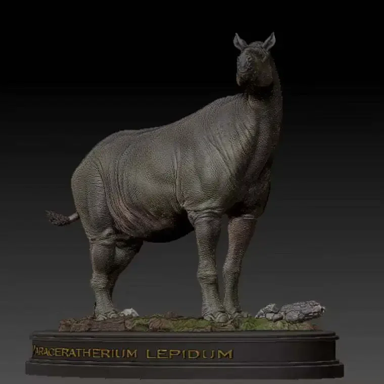 PASSION CHARGER 1/35 Paraceratherium lepidum Statue Animal Model Collector Desk Decoration Palaeotherium Birthday Gift Toy