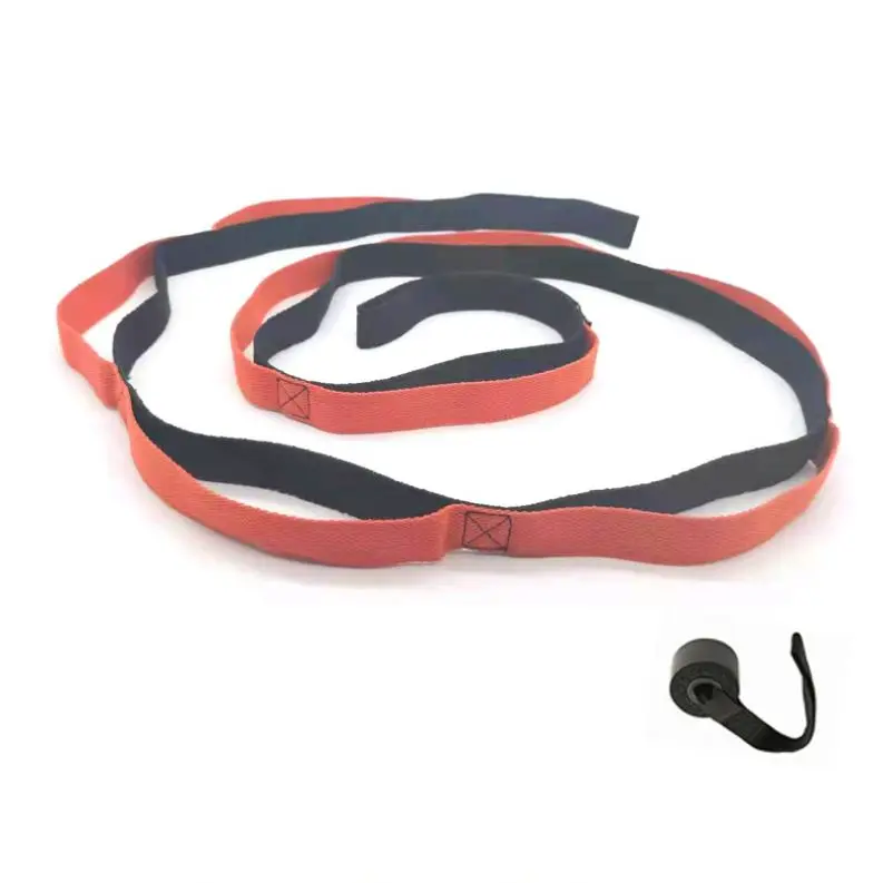 Cinto de escalada aéreo yoga extensão corda margarida corrente perna yoga estiramento cintas