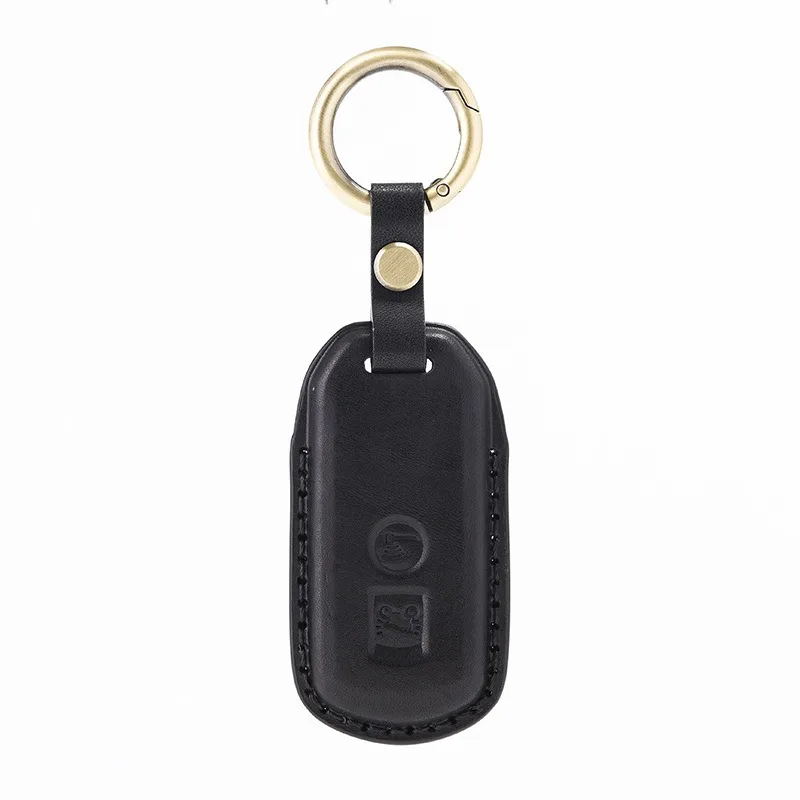 

Handmade Genuine Cowhide Leather Key Fob Cover Fit For Honda Forza 350 NS125LA NCR125 Motorcycle Key Case Full Protection