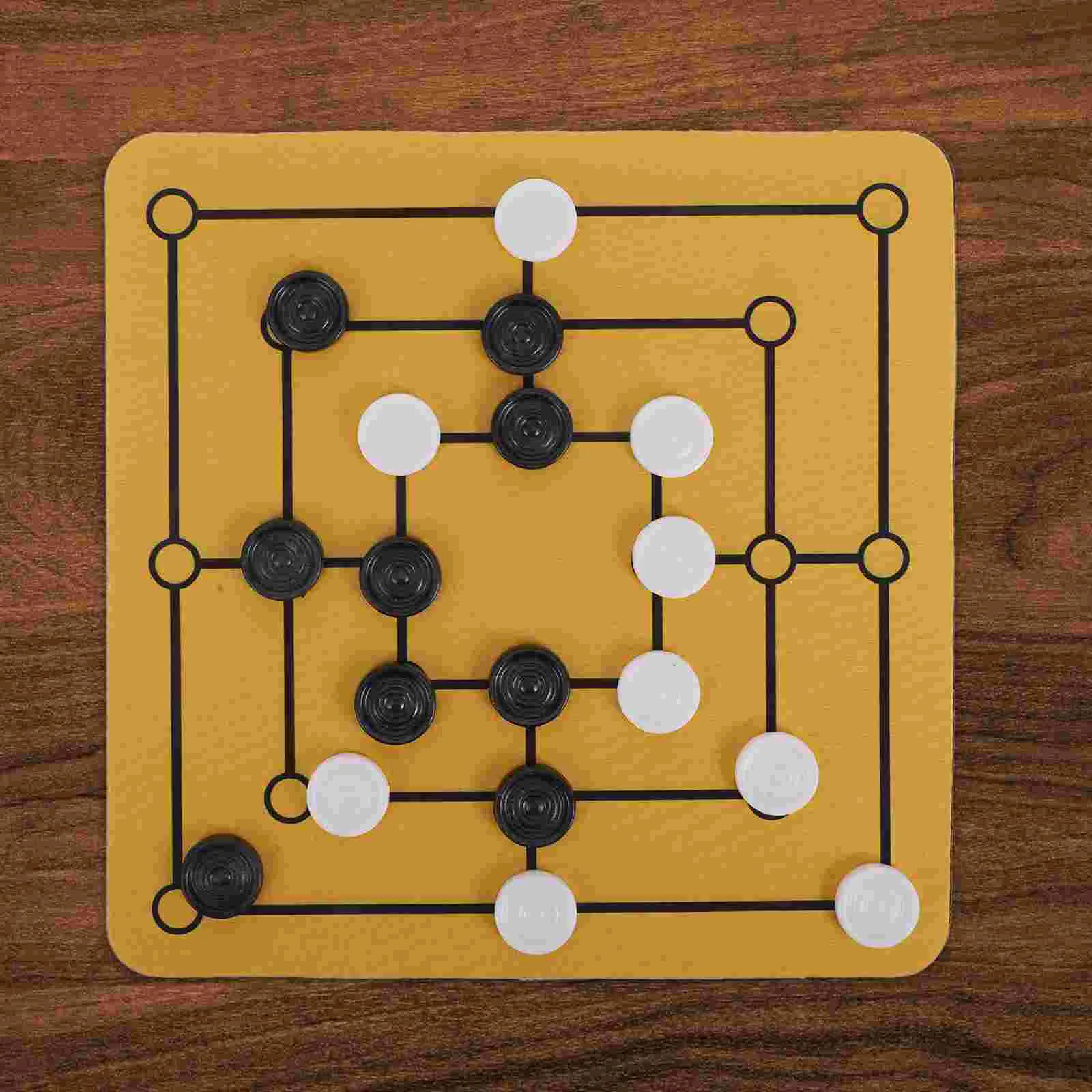 Morris Chess Board Game for Party Unique Desktop Boards Funny Games Abs Festival