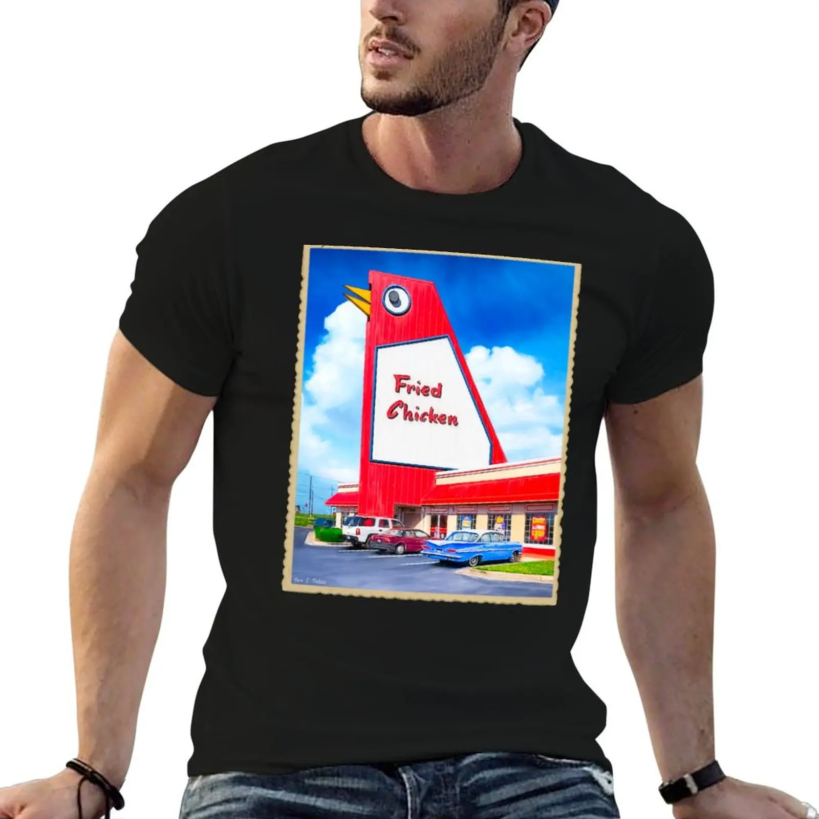 

The Big Chicken - Marietta Georgia Landmark T-Shirt t shirt man designer printed t shirts for man T-Shirt