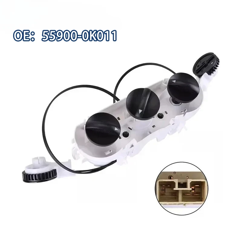 

55900-0K011 Новый блок управления обогревателем переменного тока, переключатель панели, подходит для Toyota Hilux N70 2005-2011 годов, автомобильные аксессуары 559000K011