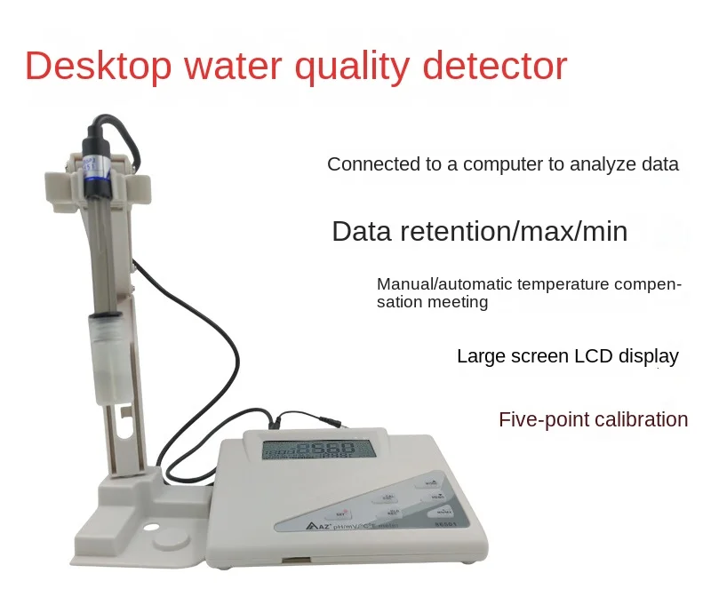 

AZ86501 Desktop pH meter Industrial sewage laboratory PH tester