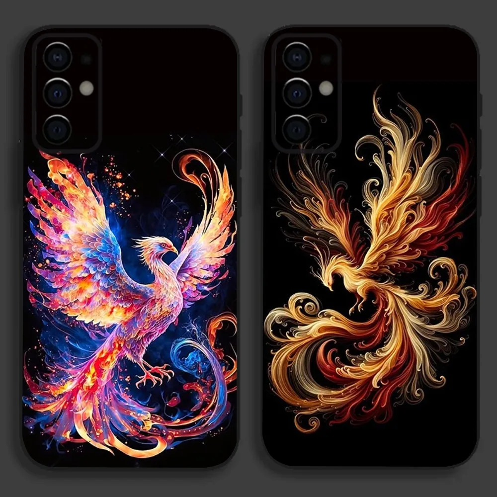 

Phoenix Cool Colorful Phone Case For Samsung S24,S21,S22,S23,S30,Ultra,S20,Plus,Fe,Lite,Note,10,9,5G Black Soft Cover