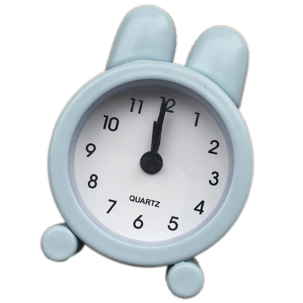 

Mini Metal Alarm Clock Light Ear Design Silent Desktop Clock For Students Bedside Decor Simple Alarm Home Decoration