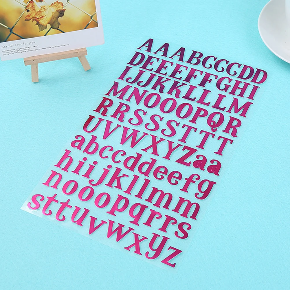 

alphabet stickers，letter stickers，decorating sticker，DIY stickers colorful sticker