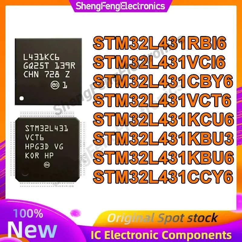 

5 шт STM32L431RBI6 STM32L431VCI6 STM32L431CBY6 STM32L431VCT6 STM32L431KCU6 STM32L431KBU3 STM32L431KBU6 STM32L431CCY6 Новый