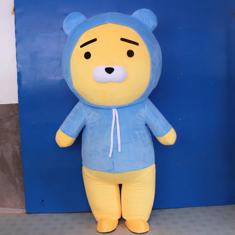 

Yellow Bear Event Props Adult Wear Bear Costume Cartoon Doll Costume Clothes Stage Performance Costume