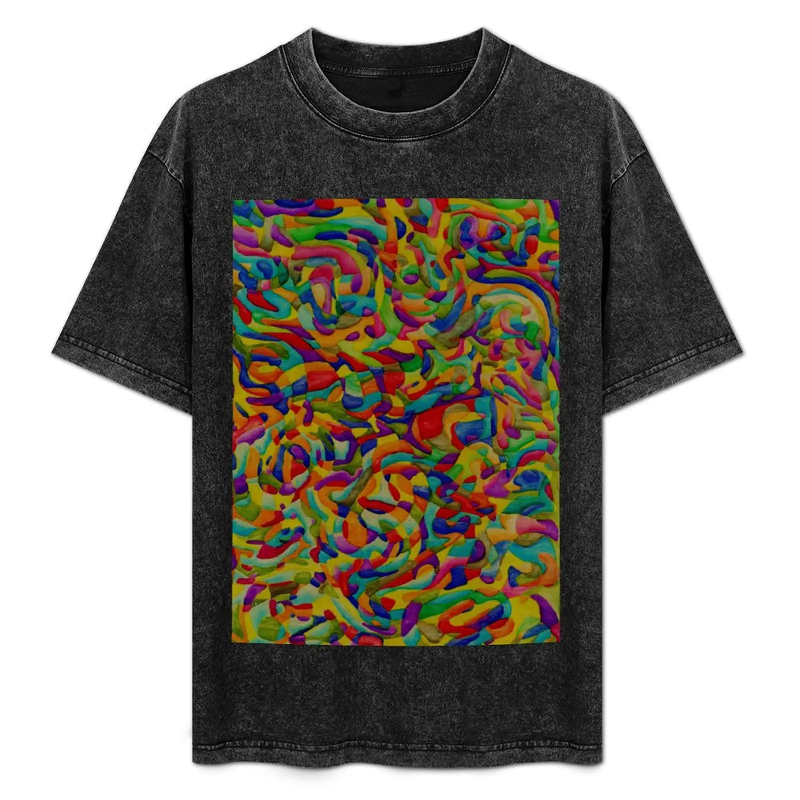 

Saturation Overload T-Shirt designer shirts anime clothes blue archive men clothings