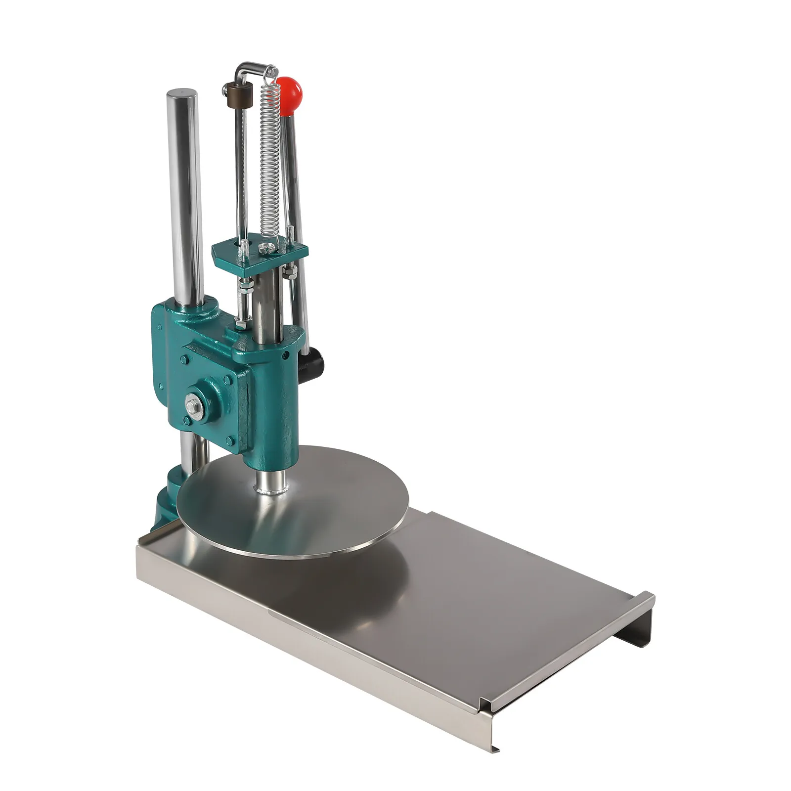 304 الفولاذ المقاوم للصدأ العجين صانع البيتزا الصحافة روتي الصحافة صب الحديد التورتيلا الصحافة 10.04*21.46*21.65in