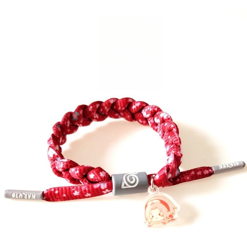 NARUTO Uzumaki Naruto Uchiha Sasuke Hatake Kakashi Creative Reflective Bracelet Secondary Animation Peripheral Woven Hand Rope view 6