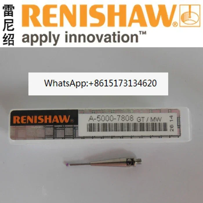 Renishaw UK three coordinate measuring needle A-5000-7808 probe Ruby probe