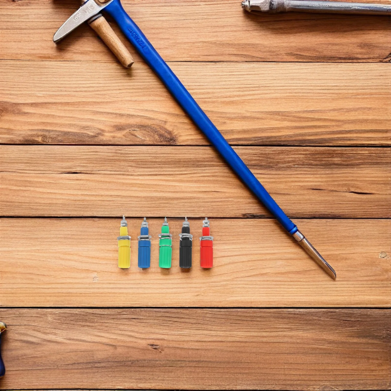 

50Pcs Audio Speaker Terminal Binding Post Connector Compact M3x45 Banana Plug Adapter Loudspeaker Parts Sound Equipment Cable