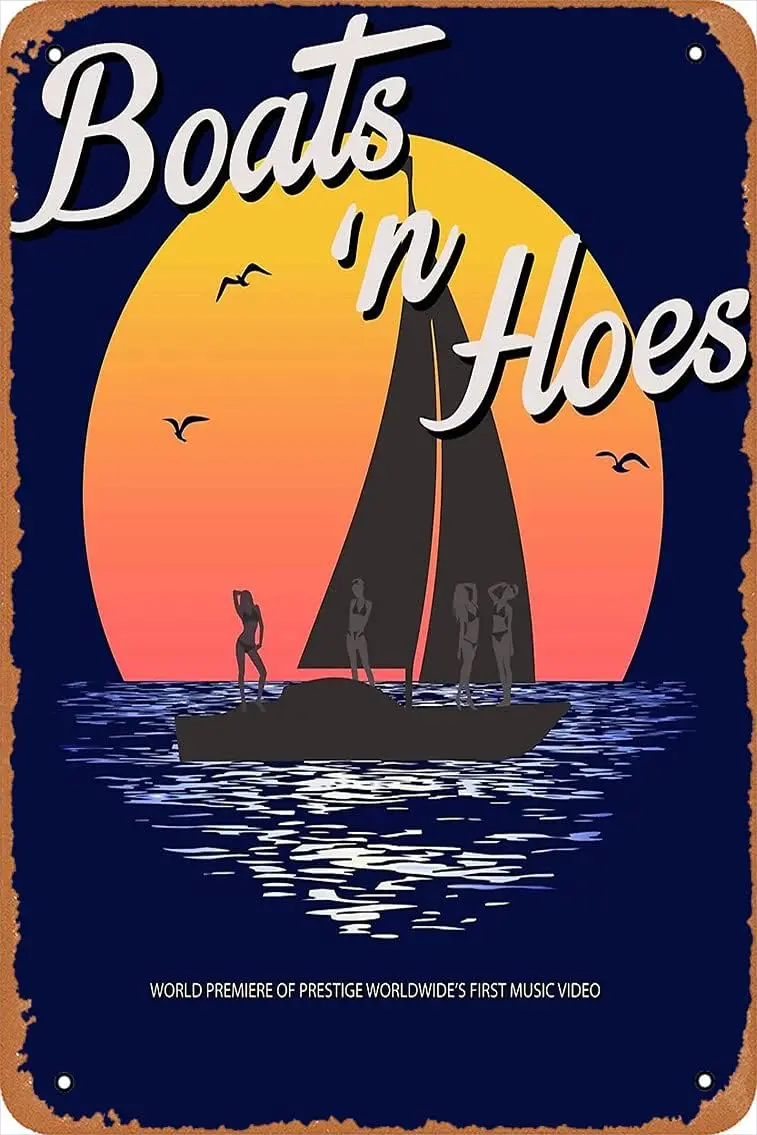 Boats n Hoes, World Premiere of Prestige Worldwide First Music Video, Step Brothers - Word in Entertainment Poster 12 X 8 inch V