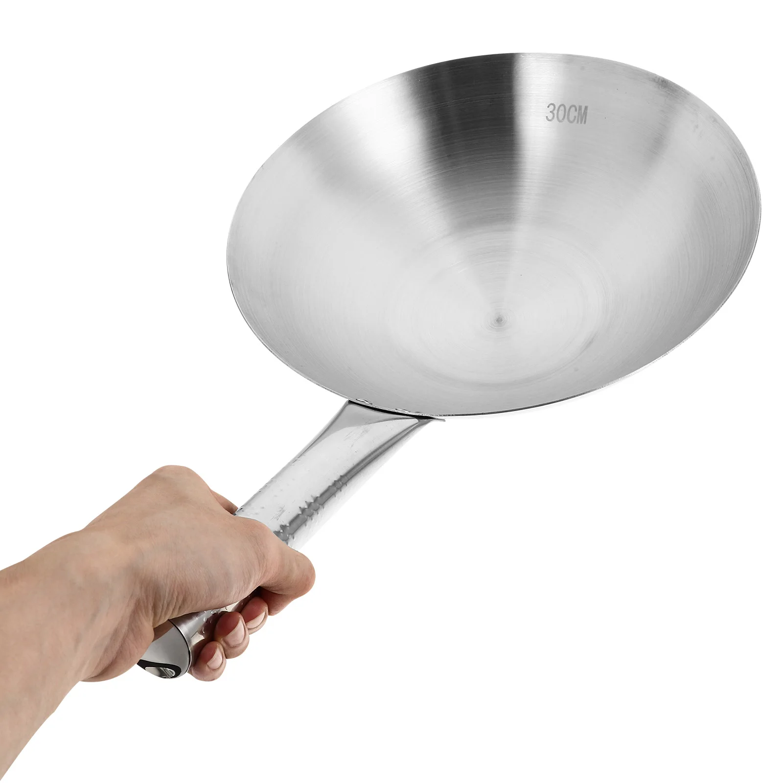 

Stainless Steel Wok Electric Stove Camping Cookware Pan Induction Frying Pot Thickened Home Gas Multipurpose