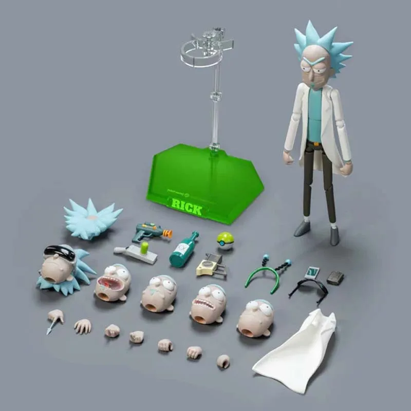 

Rick And Morty 1/12 Scale Articulated Figurine Collectible Toy Gift For Men And Women Halloween And Christmas Gift Toy Display