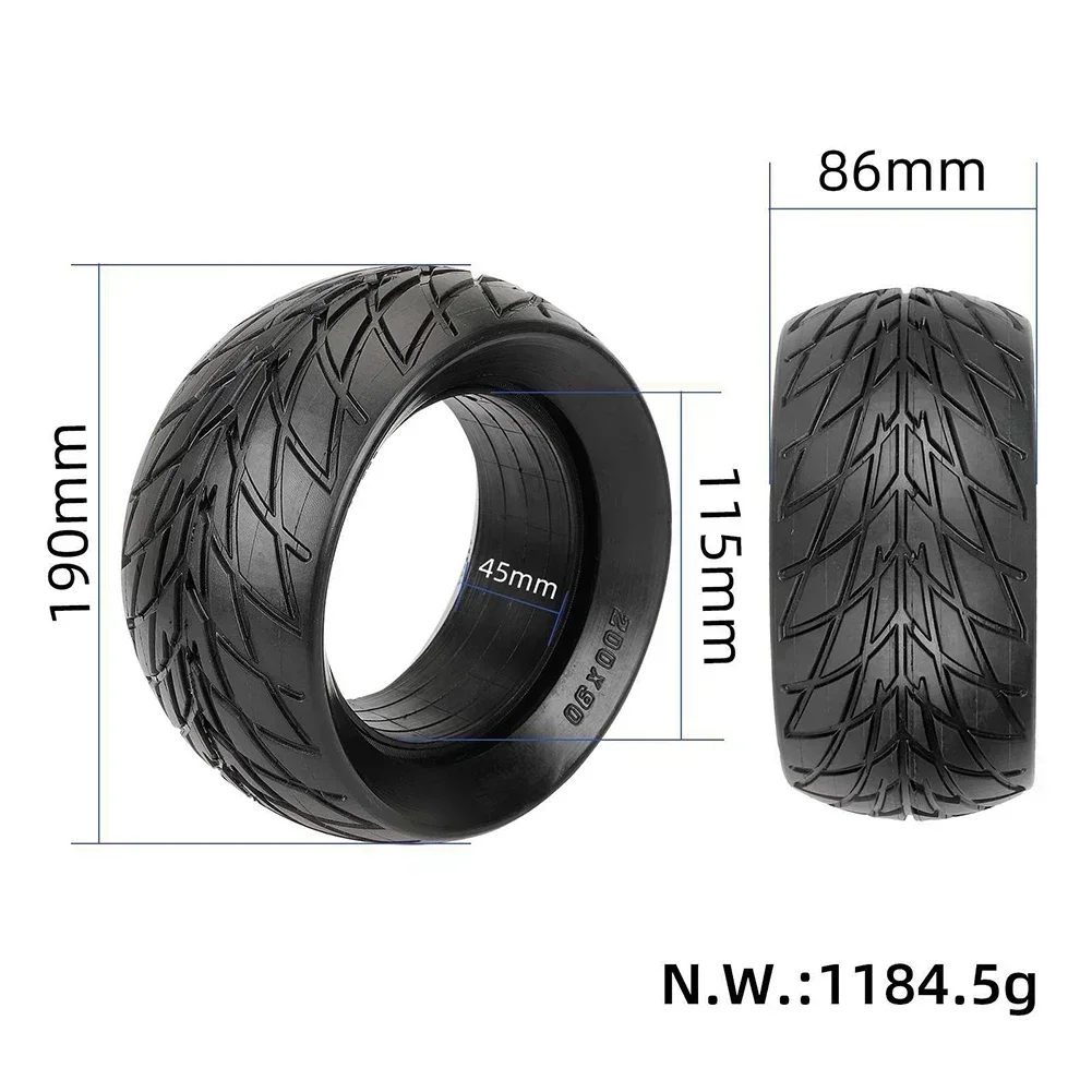 ComFor Fortable Riding Experience with 8 inch 200*90 Solid Tyre For For Zero 8X and For SPEEDUAL Mini Electric Scooter