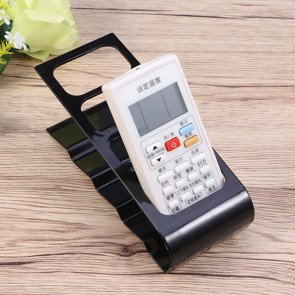 

4 Compartment Remote Organizer Holder for TV Dvd Remote Controls Home Office Desk Storage Rack Portable Antislip Base Multi