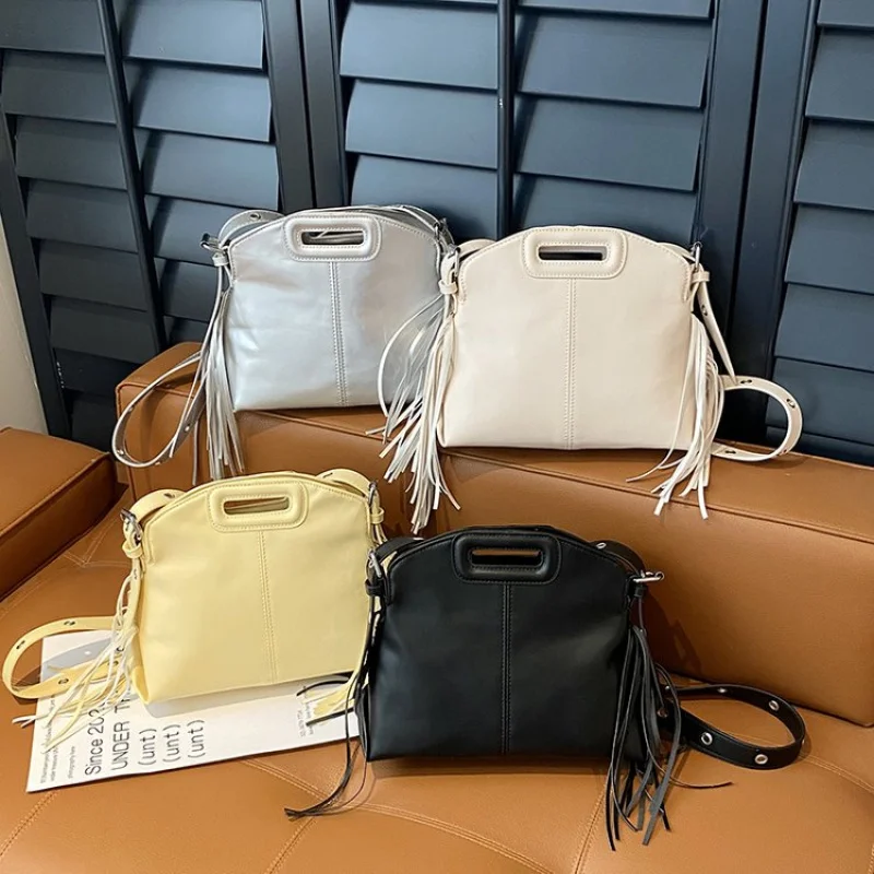 حقيبة كروس نسائية مصنوعة من جلد المنك المطبوع كاجوال اسكتلندا الراقية أنيقة وواسعة على الطراز اليومي