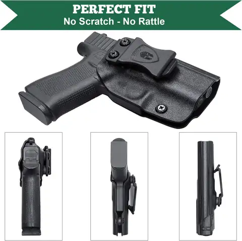 Only Fit For Glock G43/G43X/G43X MOS,Holster,IWB Kydex,Locking Sound,Belt,Men's Outdoor Pistol Bags,Left/Right Hand