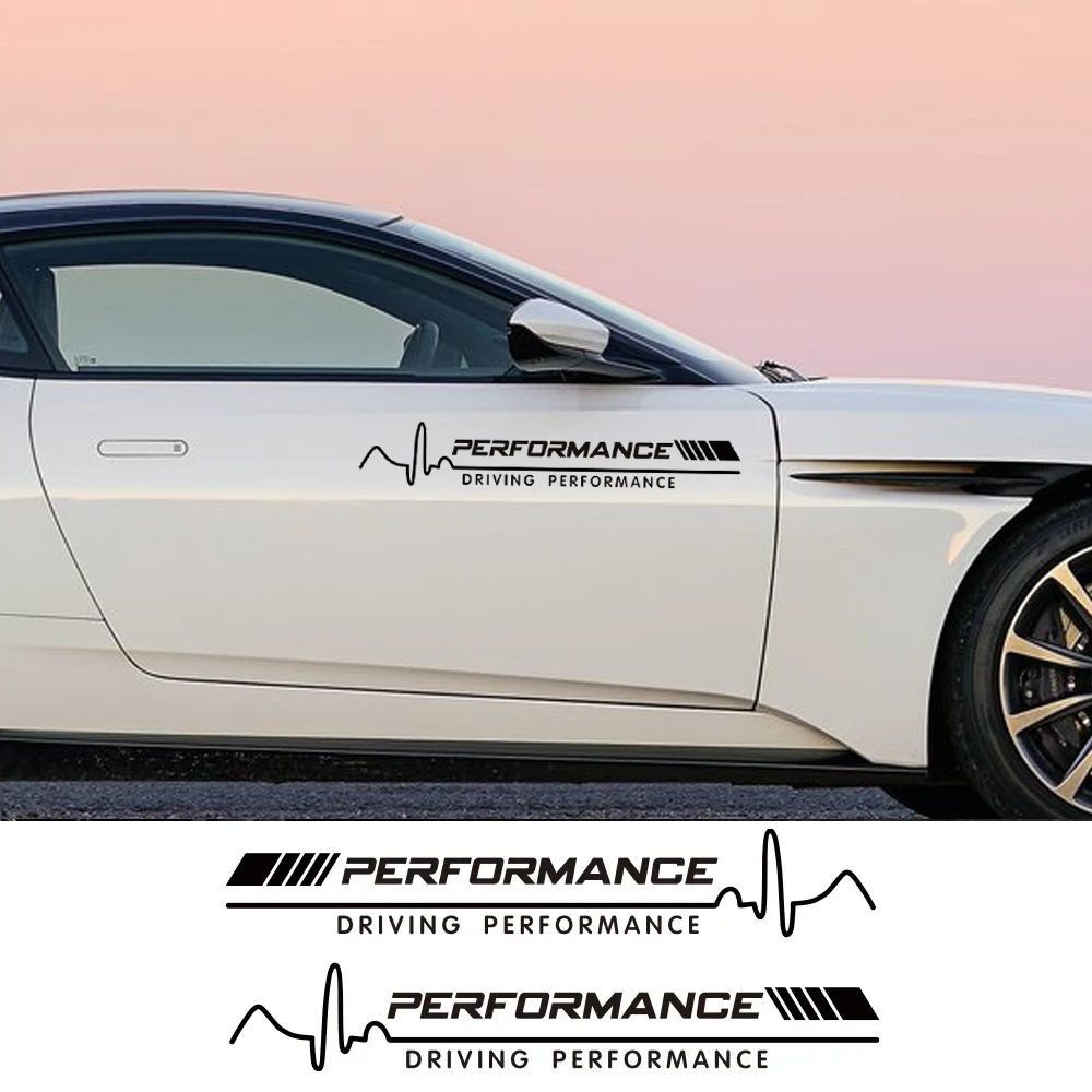 

Боковая наклейка на кузов автомобиля, графическая наклейка Heartbeat Performan, универсальная наклейка для Audi BMW Toyota Volkswagen Skoda Hyundai Ford Dacia
