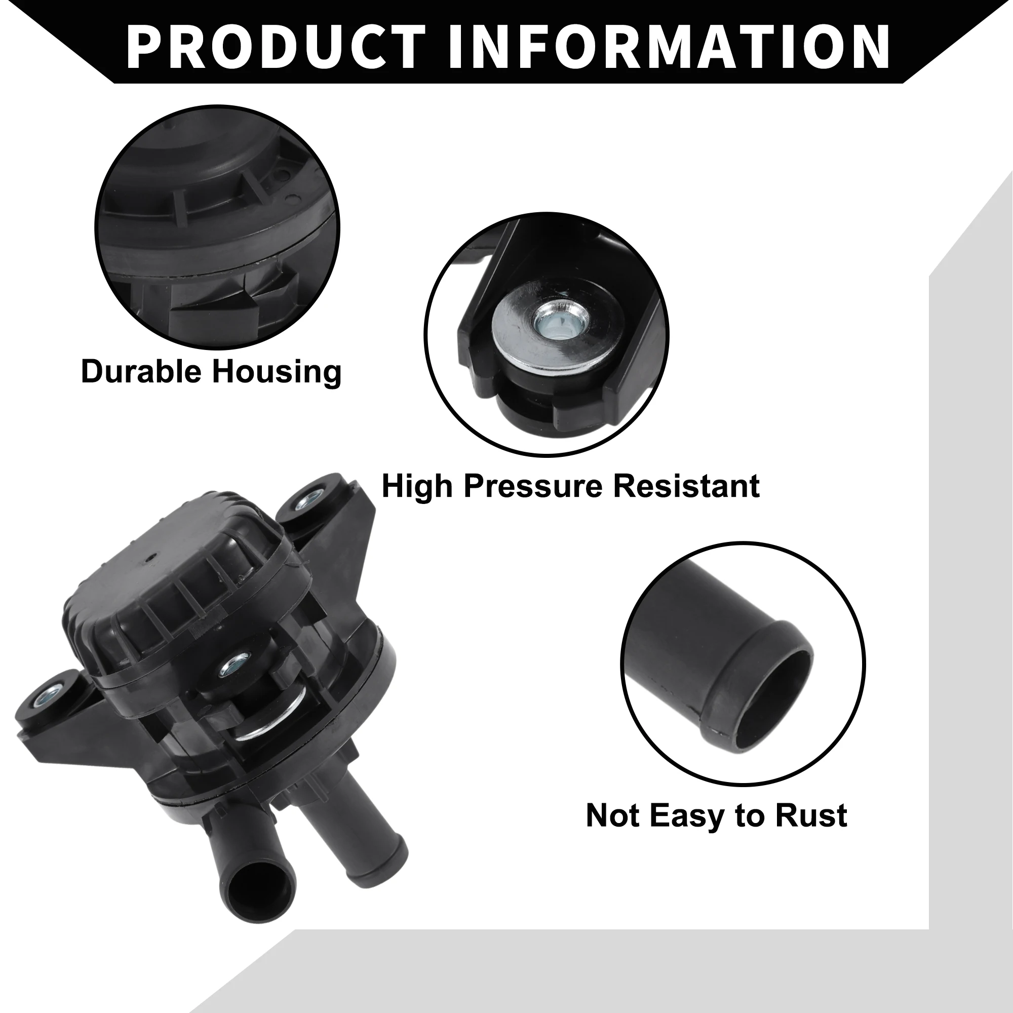 مضخة مياه تبريد مساعدة من UXCELL لسيارة لكزس GS450h V6 3.5L (FULL HYBRID EV-GAS (FHEV) رقم G904048010 مضخة تبريد مساعدة للسيارة #3