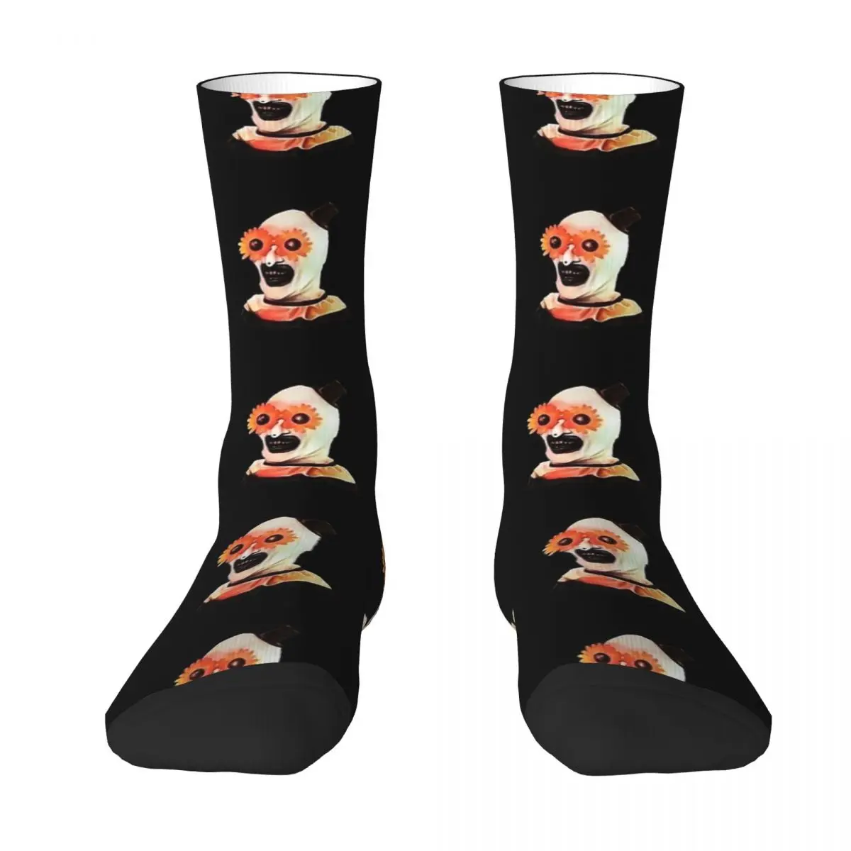 Art The Clown The Creepy With Flower Glasses Stockings Women Men Terrifier Film Socks Modern Socks Winter Anti-Slip Socks