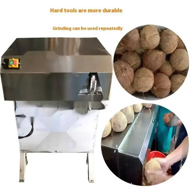 Sheller Peeler Fully Automatic Shell Peeling Machine Sheller Commercial Electric Coconut Sheller