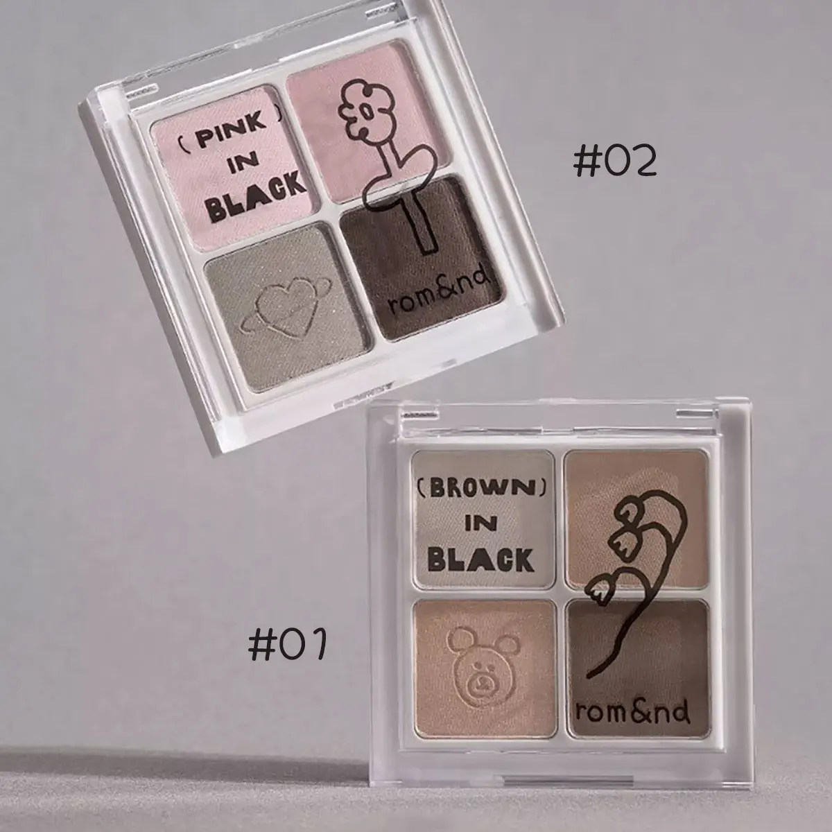 rom&nd X INAPSQUARE BETTER THAN EYES PALETTE,Fine Powder Non-Fallout,Long-Lasting Pigmentation,Sparkle,K-Beauty,Korean Makeup